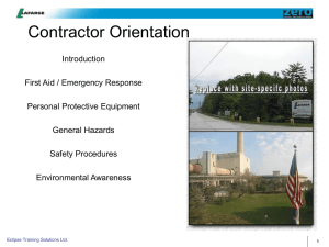 Lafarge PowerPoint General Contractor Orientation