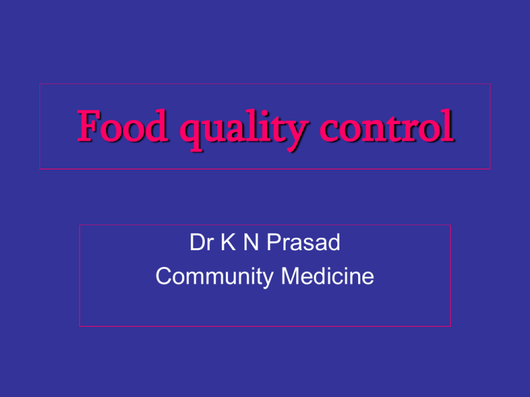 Food Quality Review