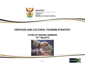 National Heritage and Cultural Tourism Strategy