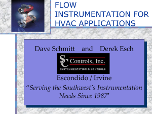 Flowmeter Training - S.C. Controls, Inc.