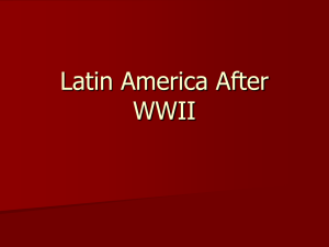 Latin America After WWII