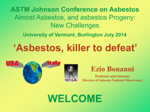 ASTM Johnson Conference on Asbestos