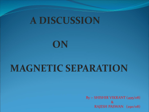 Magnetic Seperation