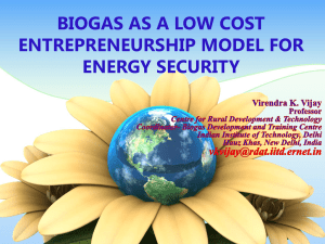 biogas--cook stove progr