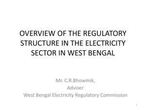 C.R.Bhowmik, Adviser, West Bengal Electricity