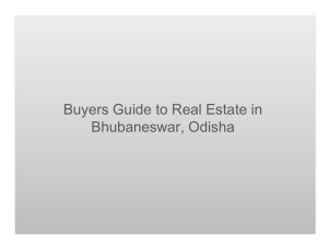 Diapositiva 1 - Real Estate in Bhubaneswar