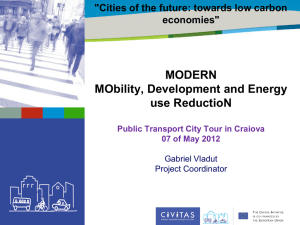 Presentation on CIVITAS Modern in Craiova