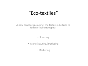 “Eco-textiles”