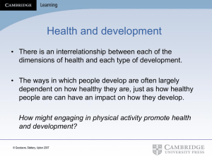 VCE Health and Human Development – Unit 4