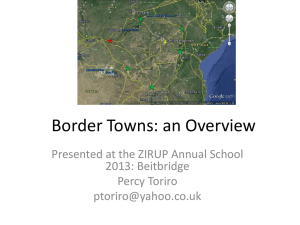 Border Towns Overview