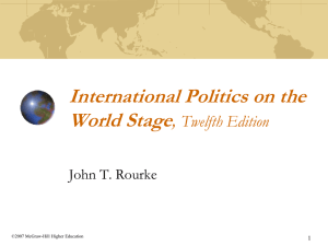 Chapter 1: Thinking and Caring about World Politics