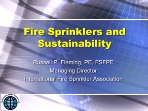 Russ Fleming, Managing Director, International Fire Sprinkler