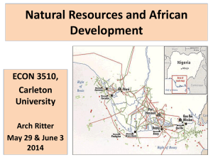 Natural Resources for Sustainable Development