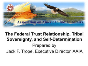 Federal Indian Law Power Point