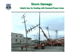 Helpful tips for Dealing with Downed Power Lines