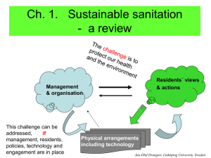 ppt - Sustainable Sanitation