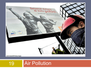 Ch 19 - Air Pollution