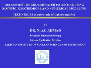 introduction to groundwater modeling, a case study of