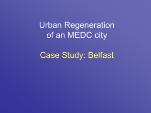 Belfast Urban Regeneration PowerPoint