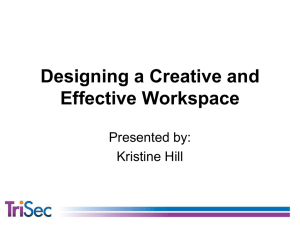 Designing a Creative and Effective Workspace