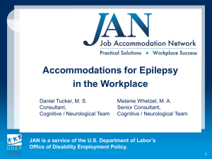 Epilepsy in the Workplace - Job Accommodation Network