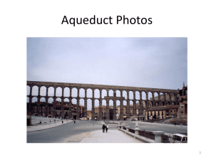 Aqueduct Photos Power Point