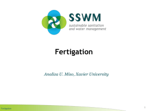 What is fertigation? - Sustainable Sanitation and Water Management