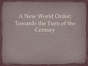 New Europe turn of century