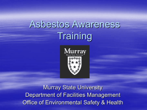Asbestos Awareness PowerPoint Training