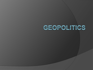 Geopolitics PPT
