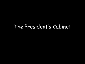 The President`s Cabinet