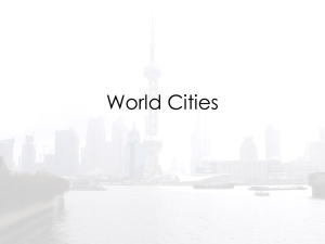 Powerpoint 9 – World Cities