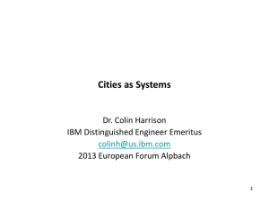 Cities as Systems - The Global Systems Science Blog