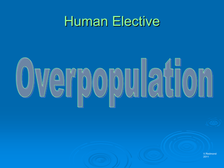 Overpopulation