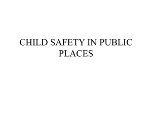CHILD SAFETY IN PUBLIC PLACES