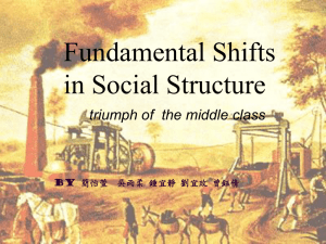 Fundamental Shifts in Social Structure