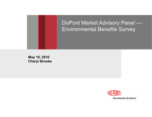 DuPont Market Advisory Panel