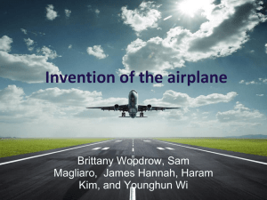 Invention of the airplane
