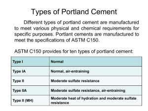White Portland Cements
