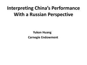 Yukon Huang Presentation