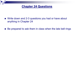 Chapter 24 Questions - socialstudiesguy.com