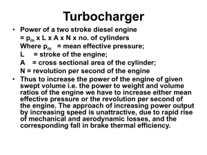 Constant pressure turbocharging of two