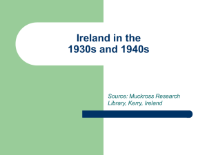 Ireland in the 1930s and 1940s