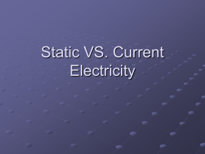 Static VS current