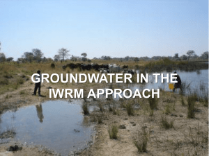 Groundwater & IWRM 1.3 MB - AGW-Net