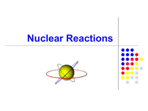 Nuclear Chemistry