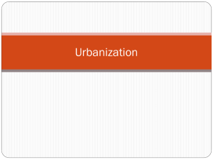 Urbanization PP #1