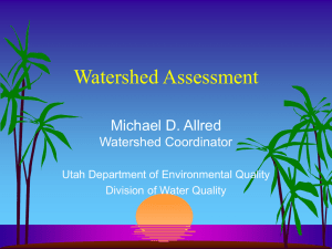 Watershed Assessment