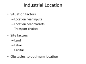 Industrial Location