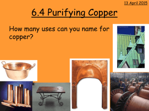 6.4 Purifying Copper